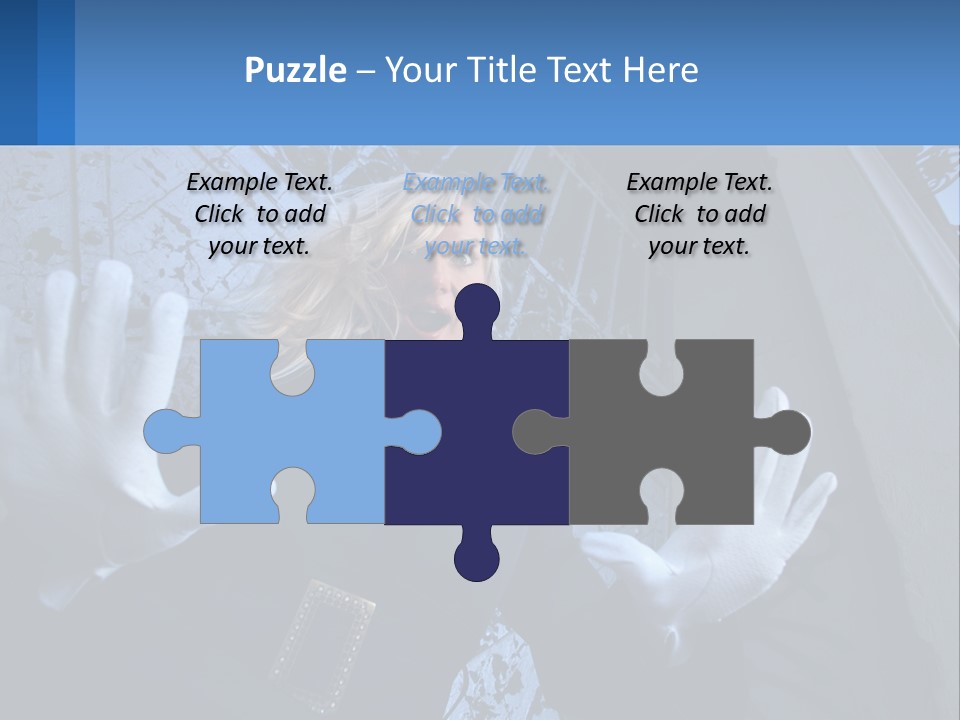 Shout Woman People PowerPoint Template