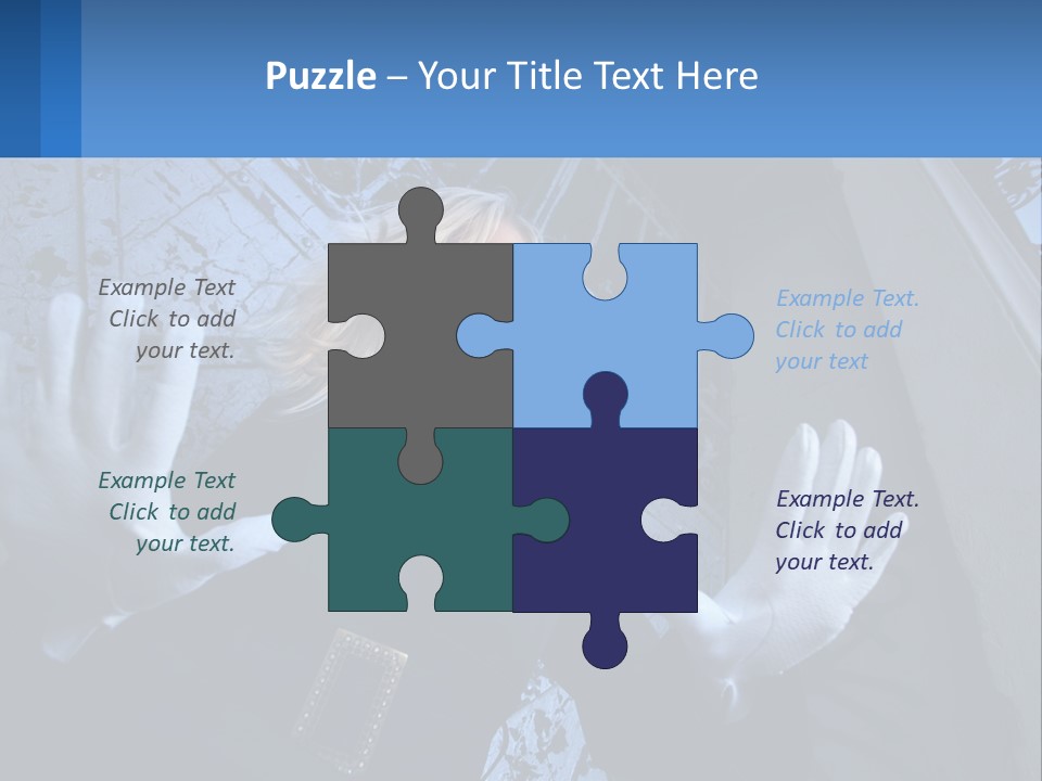 Shout Woman People PowerPoint Template