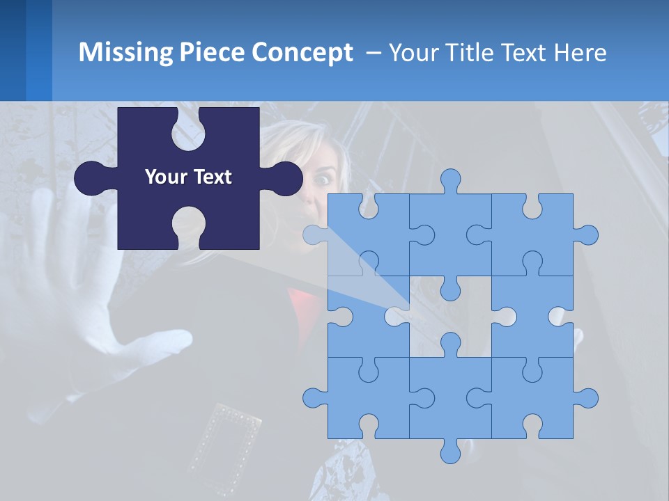 Shout Woman People PowerPoint Template