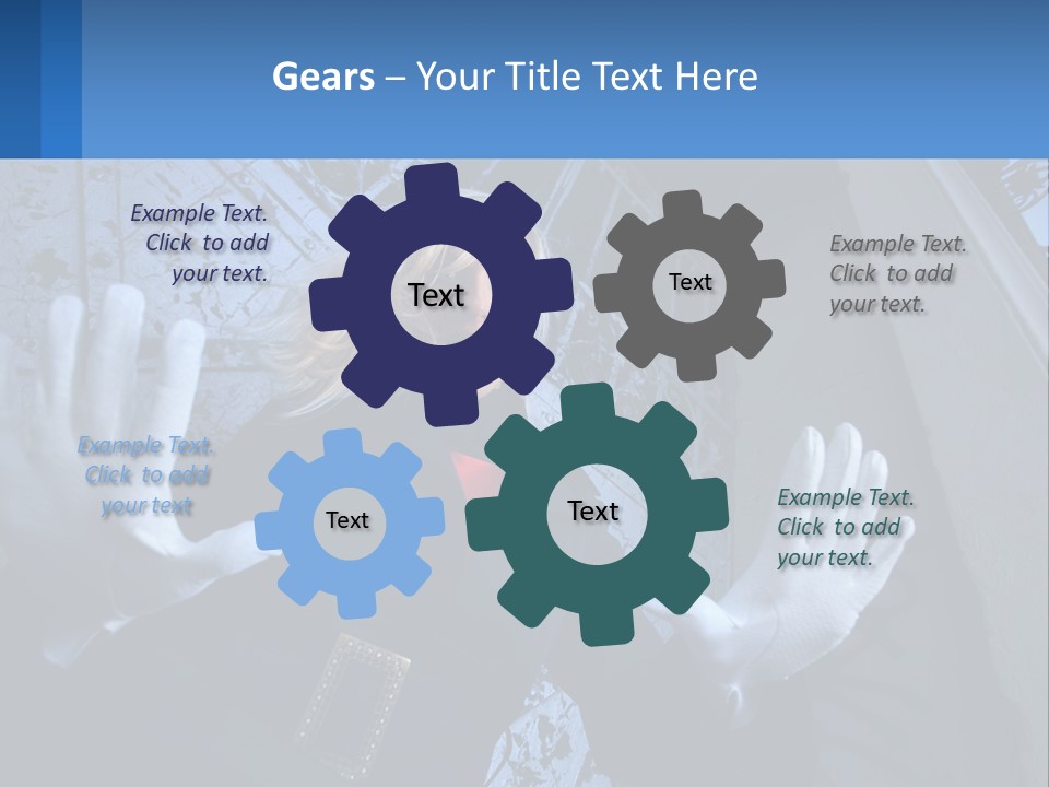 Shout Woman People PowerPoint Template