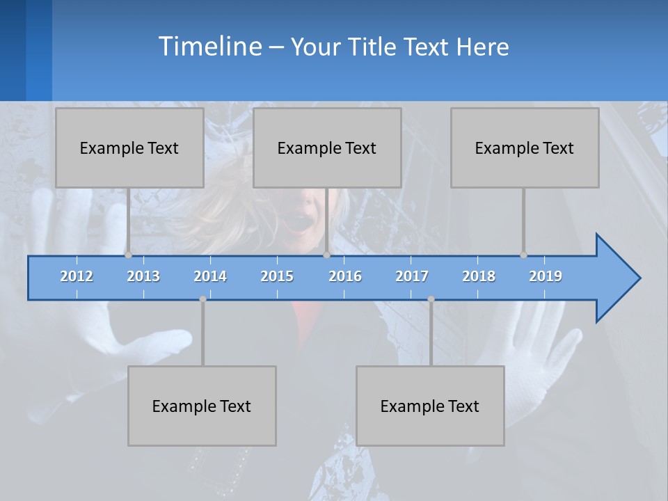 Shout Woman People PowerPoint Template
