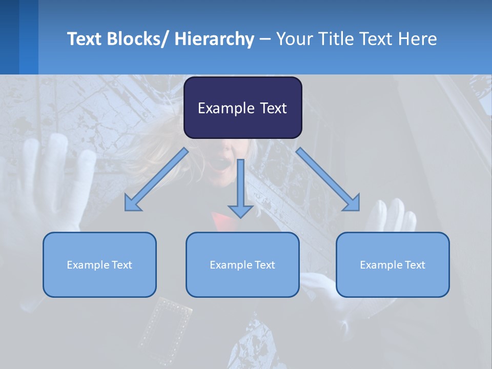Shout Woman People PowerPoint Template