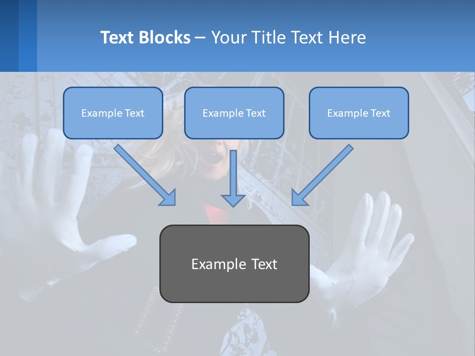 Shout Woman People PowerPoint Template