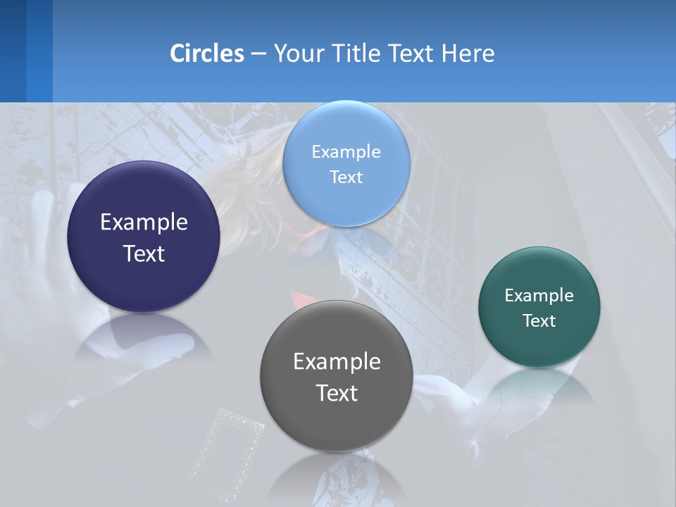 Shout Woman People PowerPoint Template