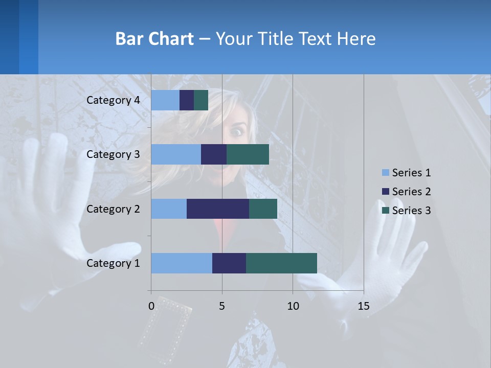 Shout Woman People PowerPoint Template