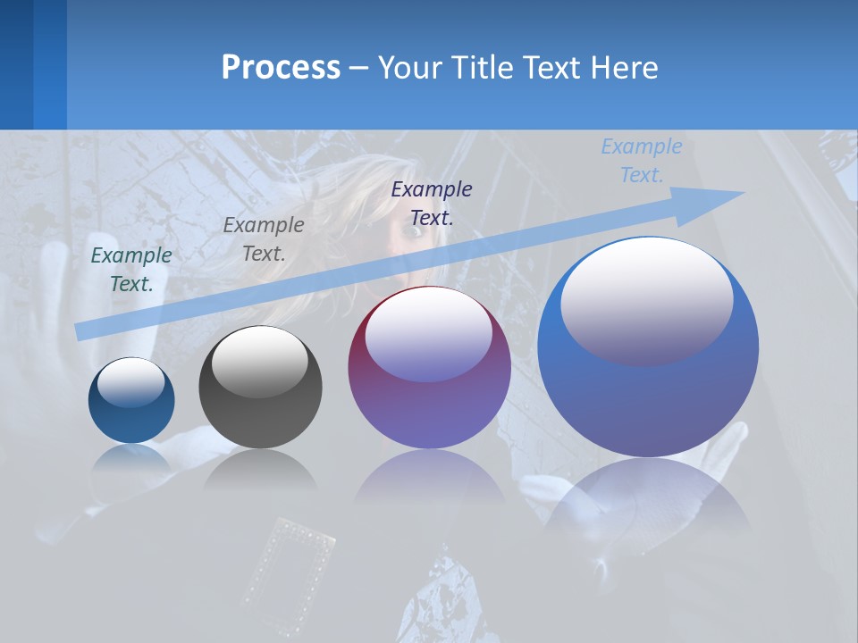 Shout Woman People PowerPoint Template