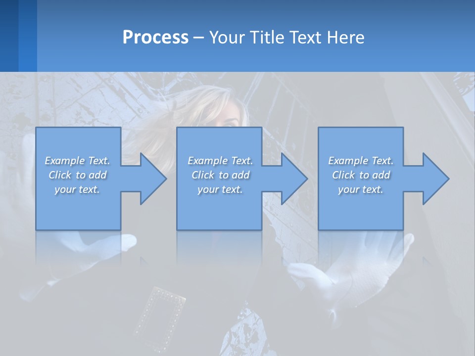 Shout Woman People PowerPoint Template