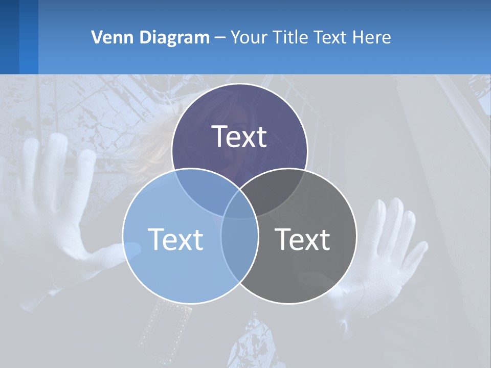 Shout Woman People PowerPoint Template