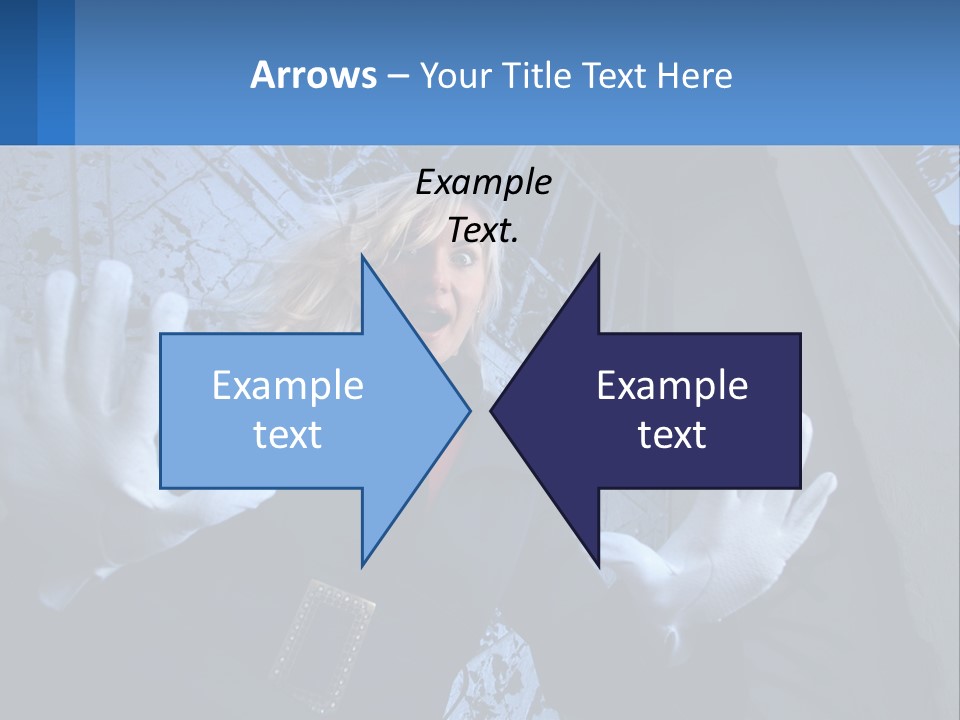 Shout Woman People PowerPoint Template