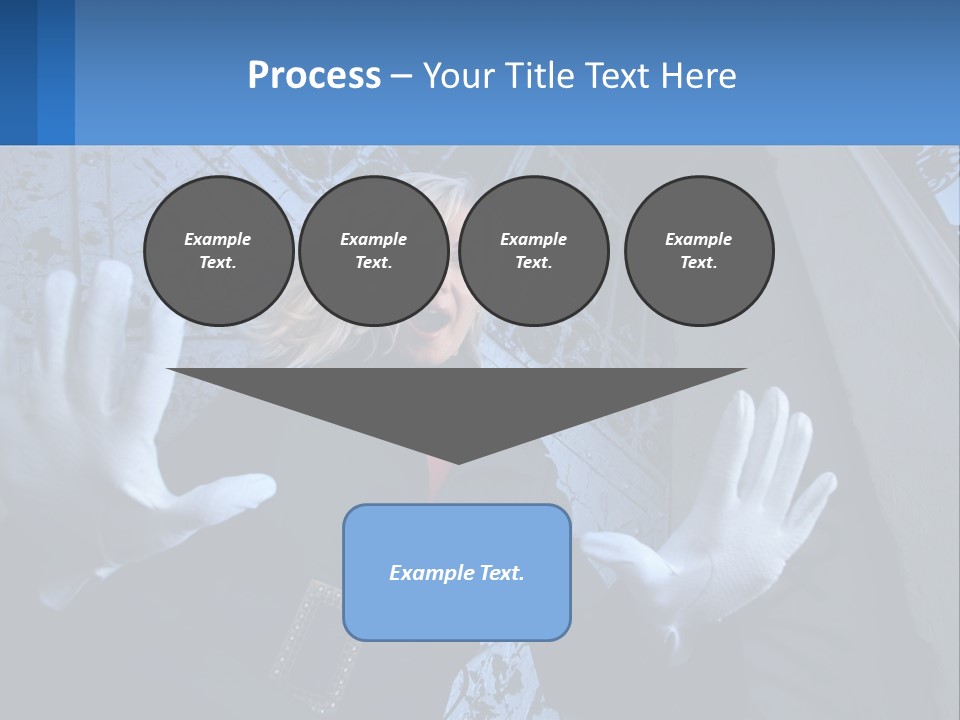 Shout Woman People PowerPoint Template