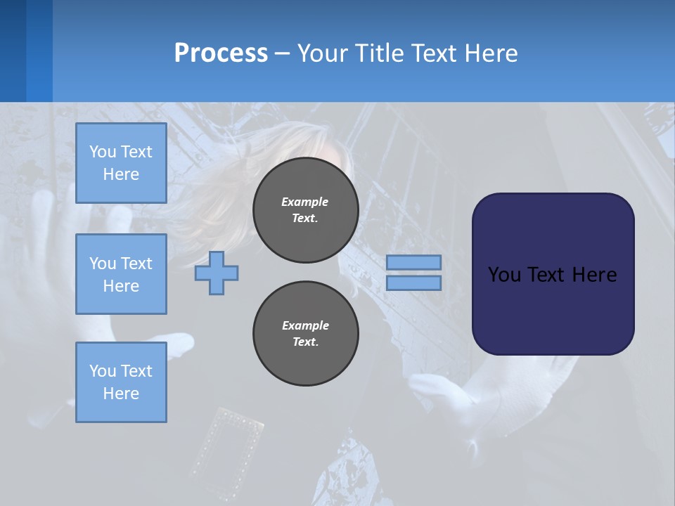 Shout Woman People PowerPoint Template