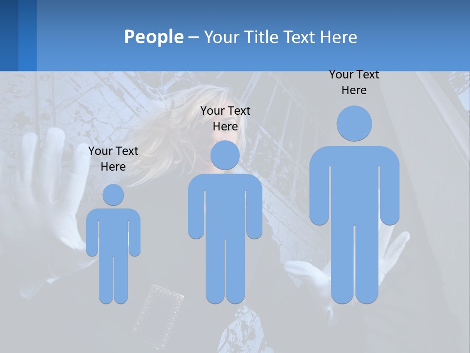 Shout Woman People PowerPoint Template