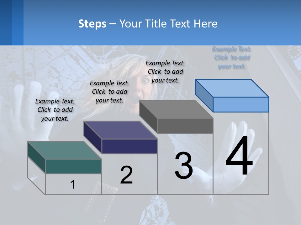 Shout Woman People PowerPoint Template