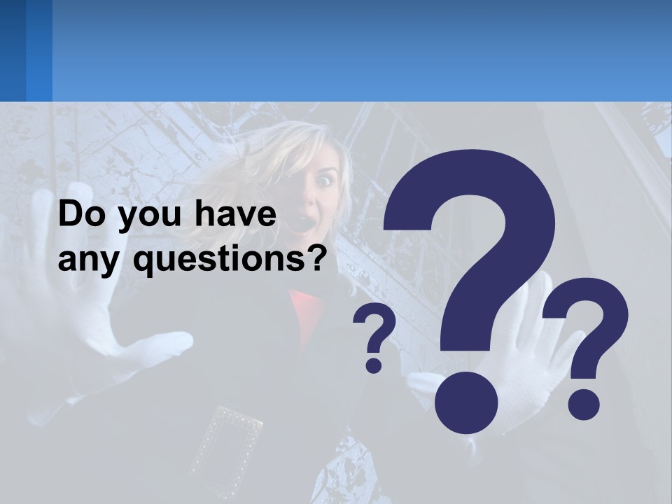 Shout Woman People PowerPoint Template