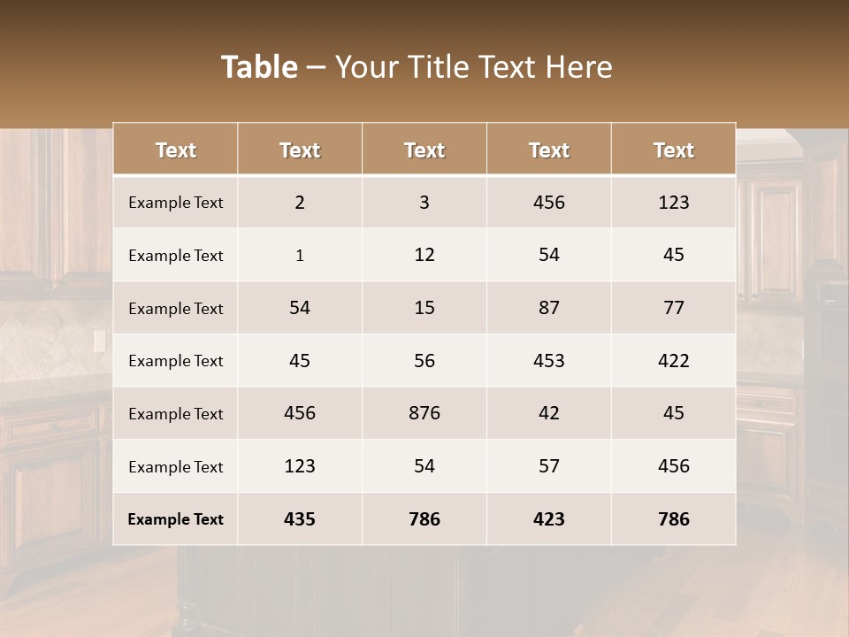 Design Decor Hardwood PowerPoint Template