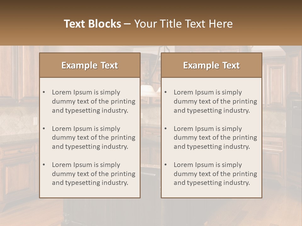 Design Decor Hardwood PowerPoint Template