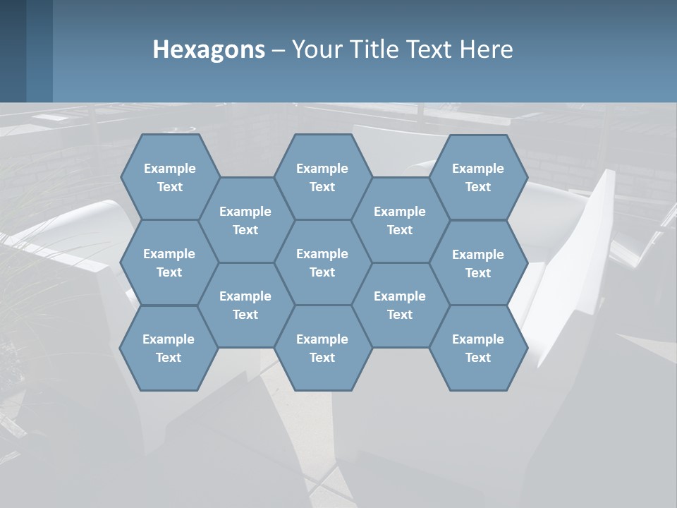 Railing Comfortable Chairs PowerPoint Template