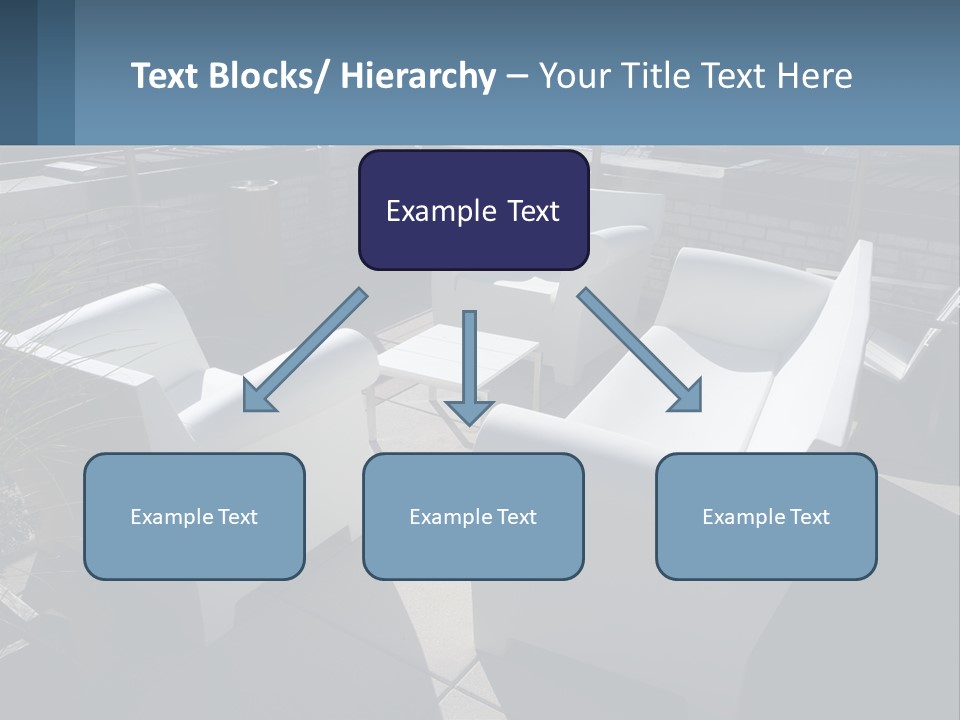 Railing Comfortable Chairs PowerPoint Template