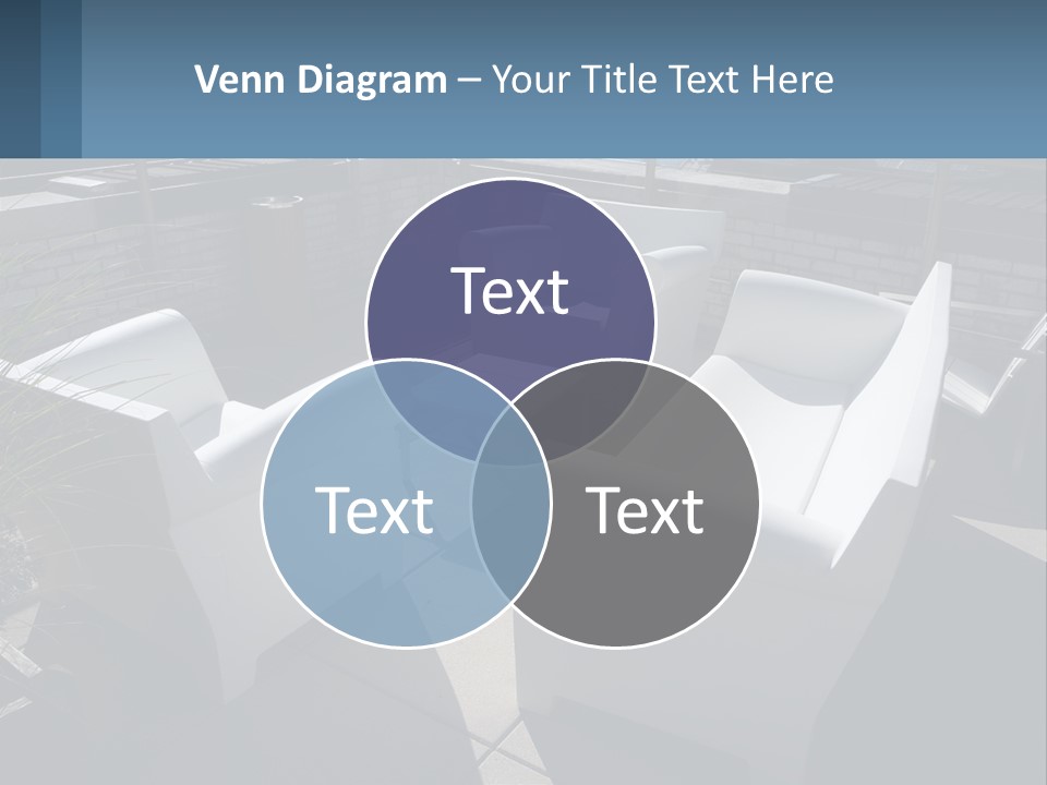 Railing Comfortable Chairs PowerPoint Template