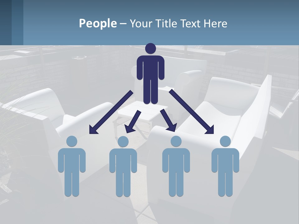 Railing Comfortable Chairs PowerPoint Template