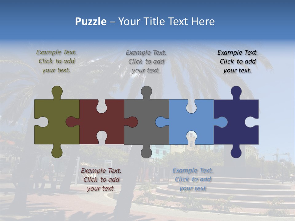 Colorful Tourism Sky PowerPoint Template