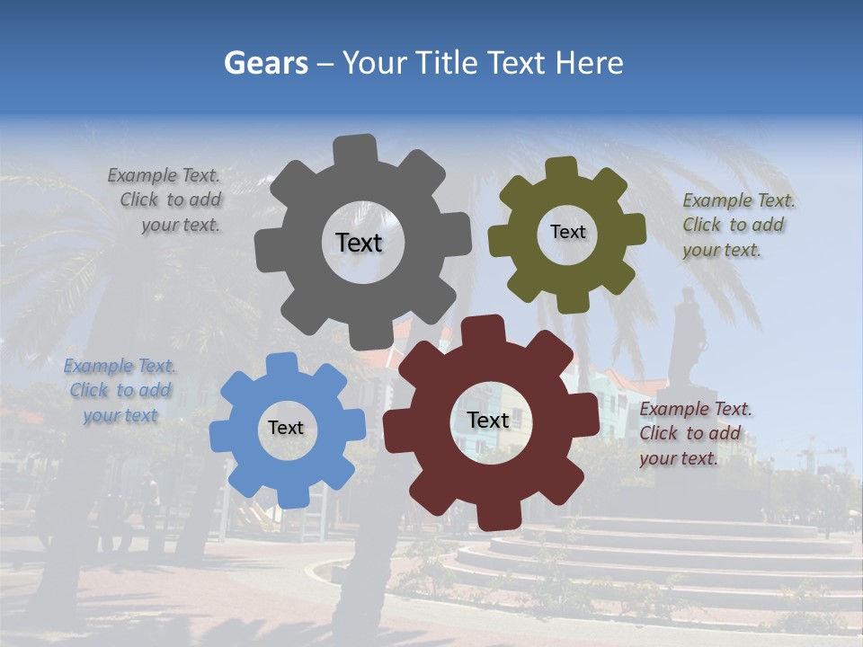 Colorful Tourism Sky PowerPoint Template