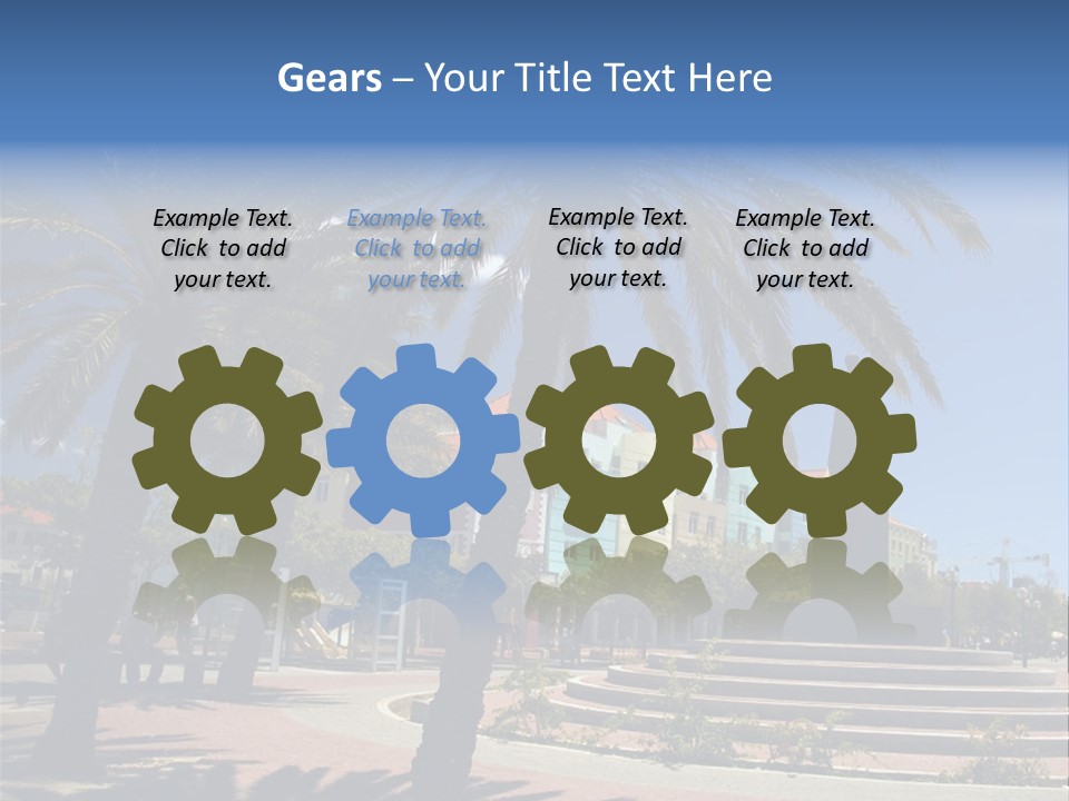 Colorful Tourism Sky PowerPoint Template