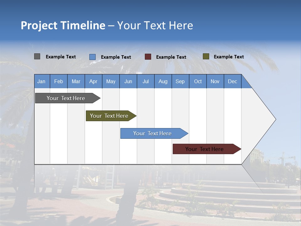 Colorful Tourism Sky PowerPoint Template