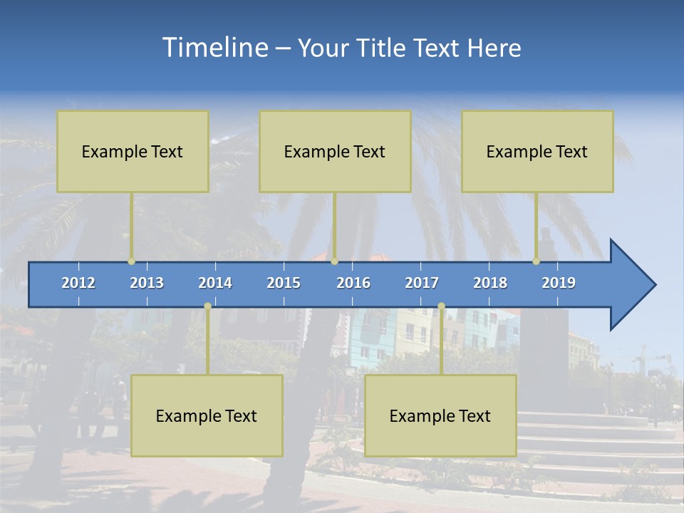 Colorful Tourism Sky PowerPoint Template