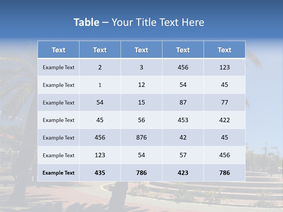 Colorful Tourism Sky PowerPoint Template