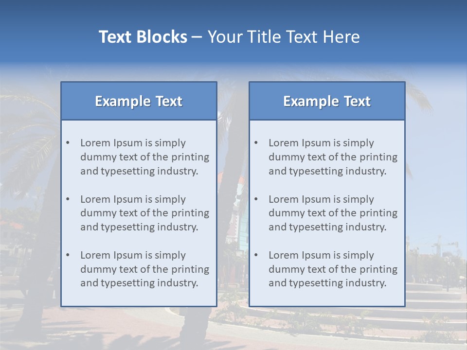 Colorful Tourism Sky PowerPoint Template