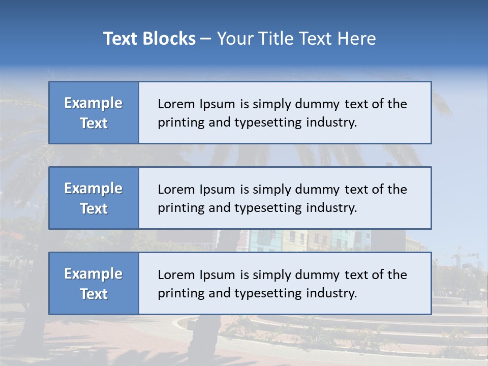 Colorful Tourism Sky PowerPoint Template