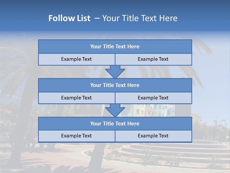 Colorful Tourism Sky PowerPoint Template