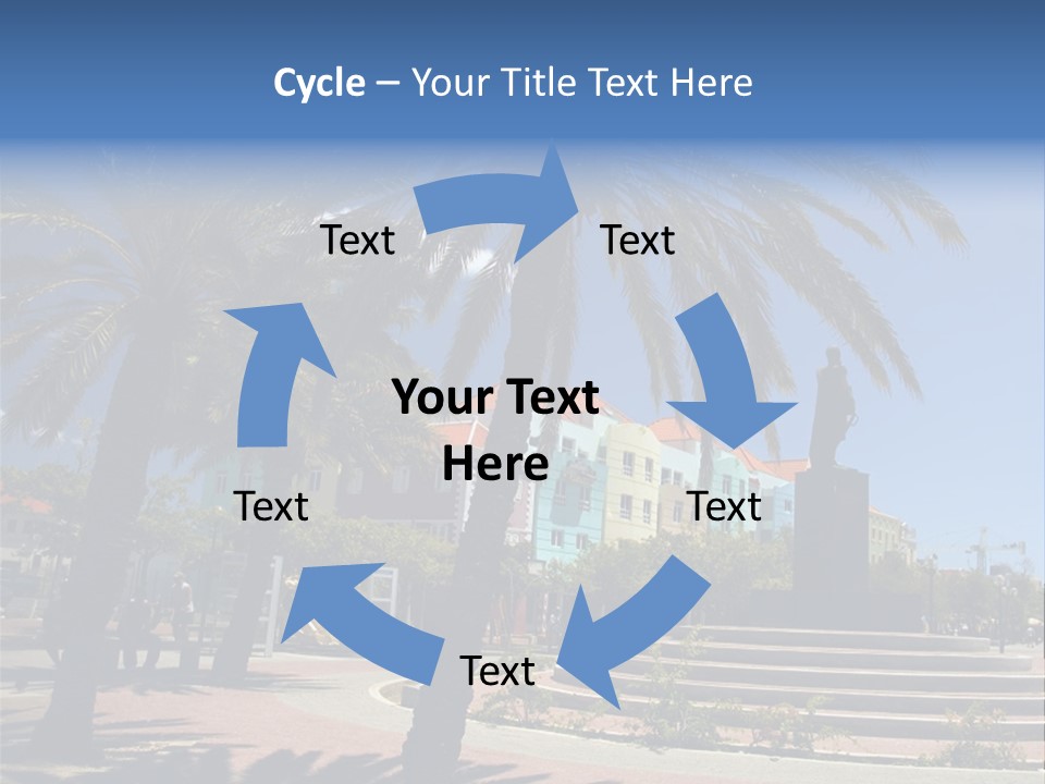 Colorful Tourism Sky PowerPoint Template