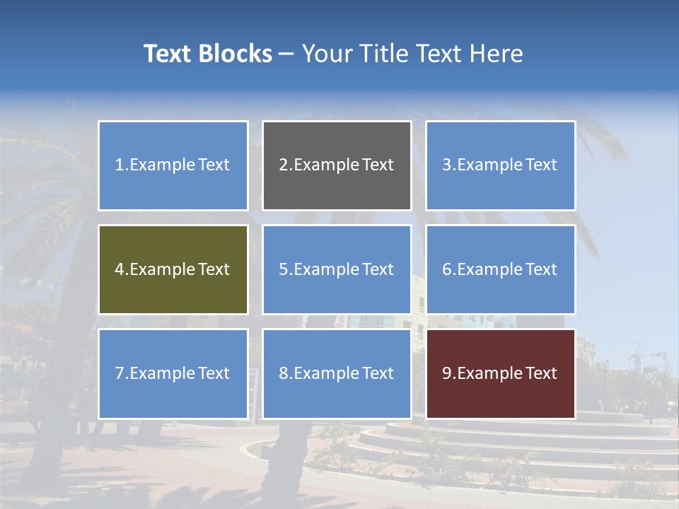 Colorful Tourism Sky PowerPoint Template