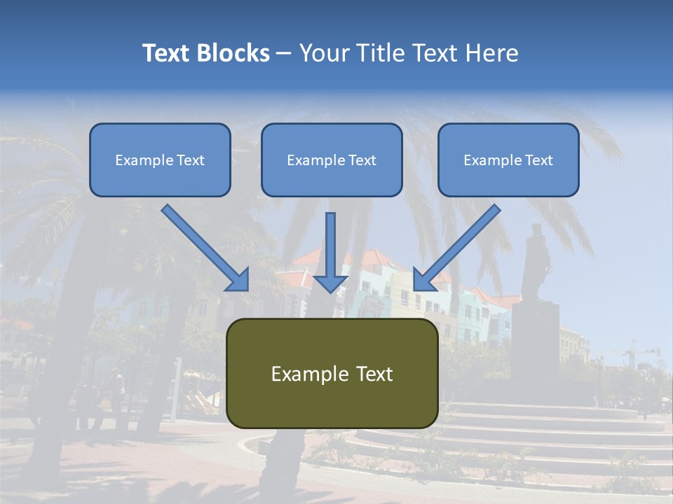 Colorful Tourism Sky PowerPoint Template
