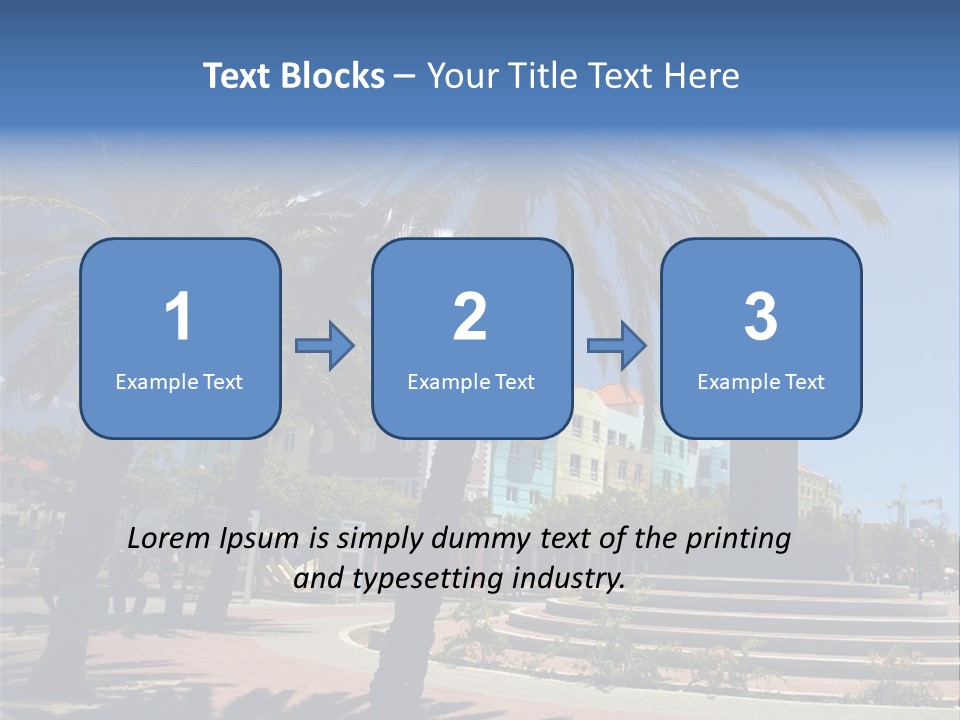 Colorful Tourism Sky PowerPoint Template