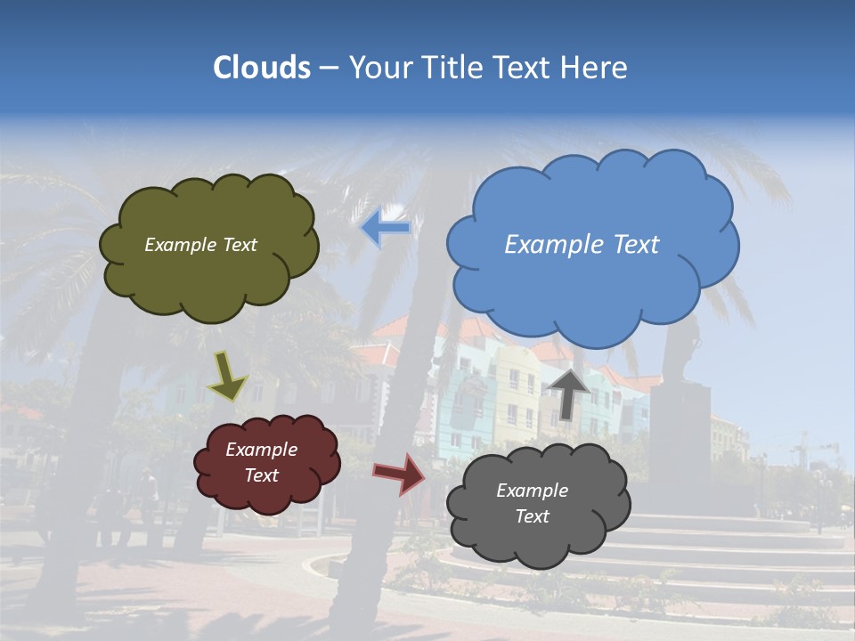 Colorful Tourism Sky PowerPoint Template