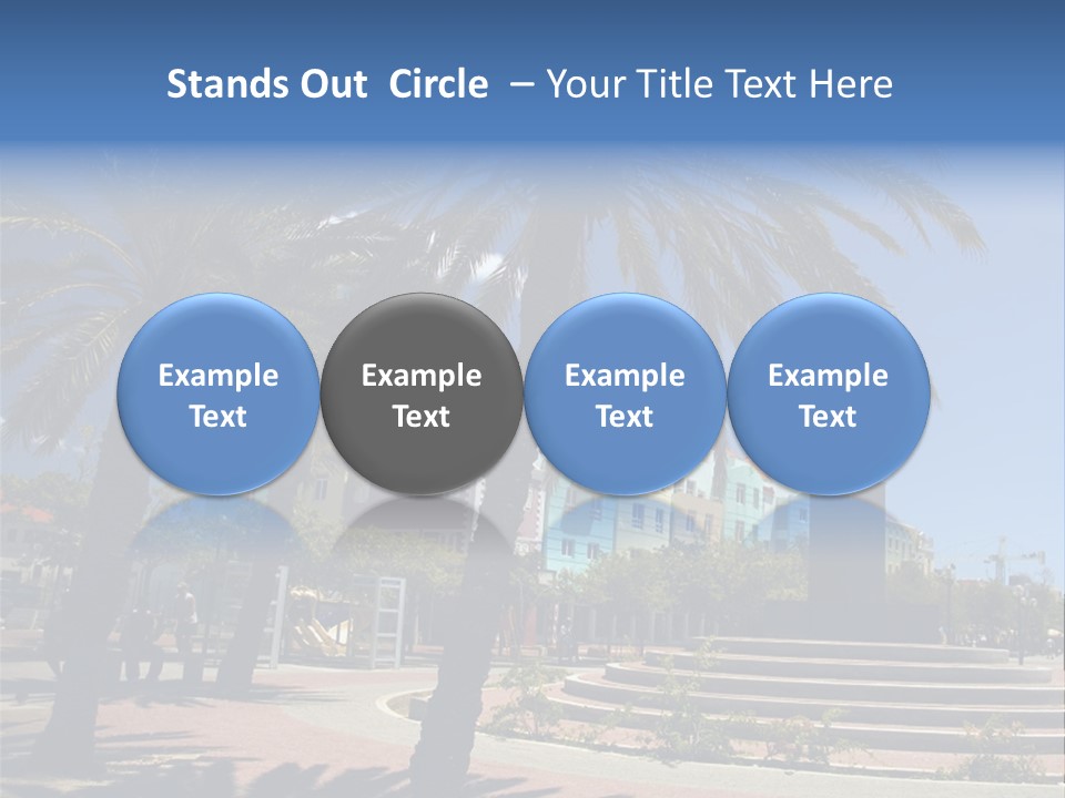 Colorful Tourism Sky PowerPoint Template