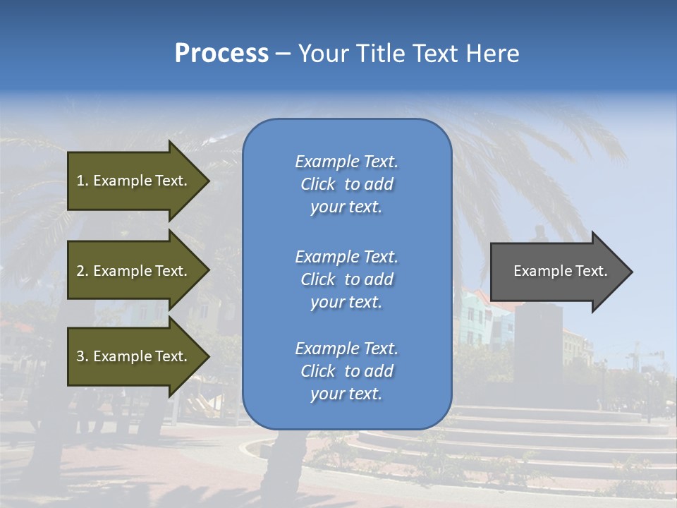 Colorful Tourism Sky PowerPoint Template