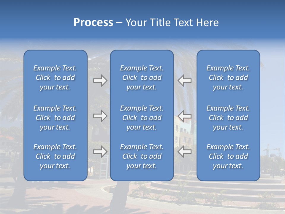 Colorful Tourism Sky PowerPoint Template