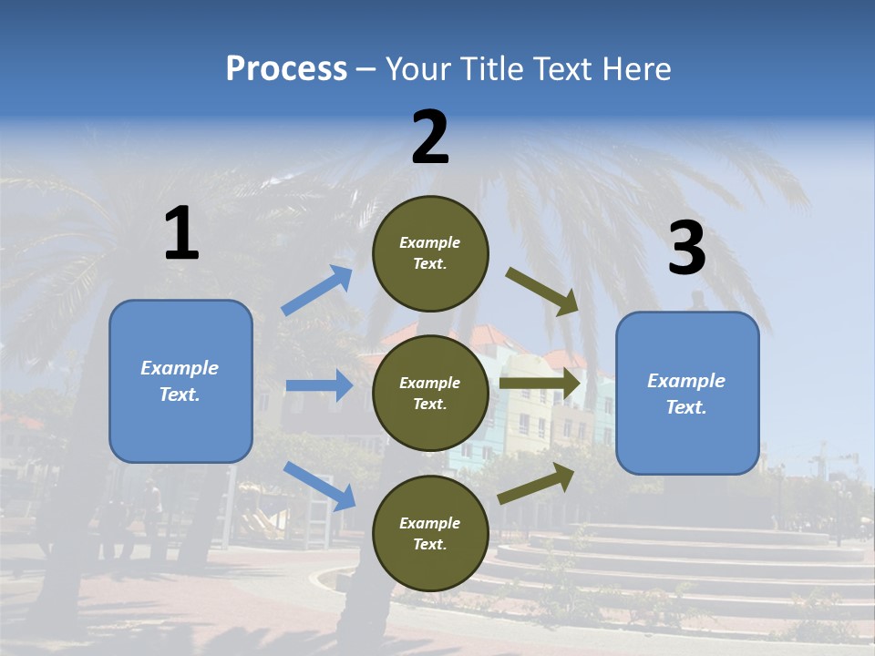 Colorful Tourism Sky PowerPoint Template