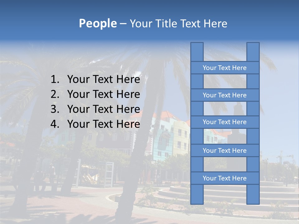 Colorful Tourism Sky PowerPoint Template