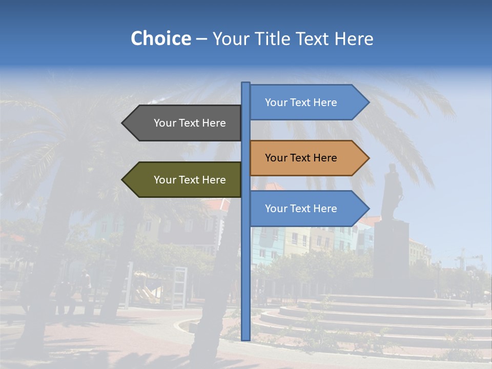 Colorful Tourism Sky PowerPoint Template