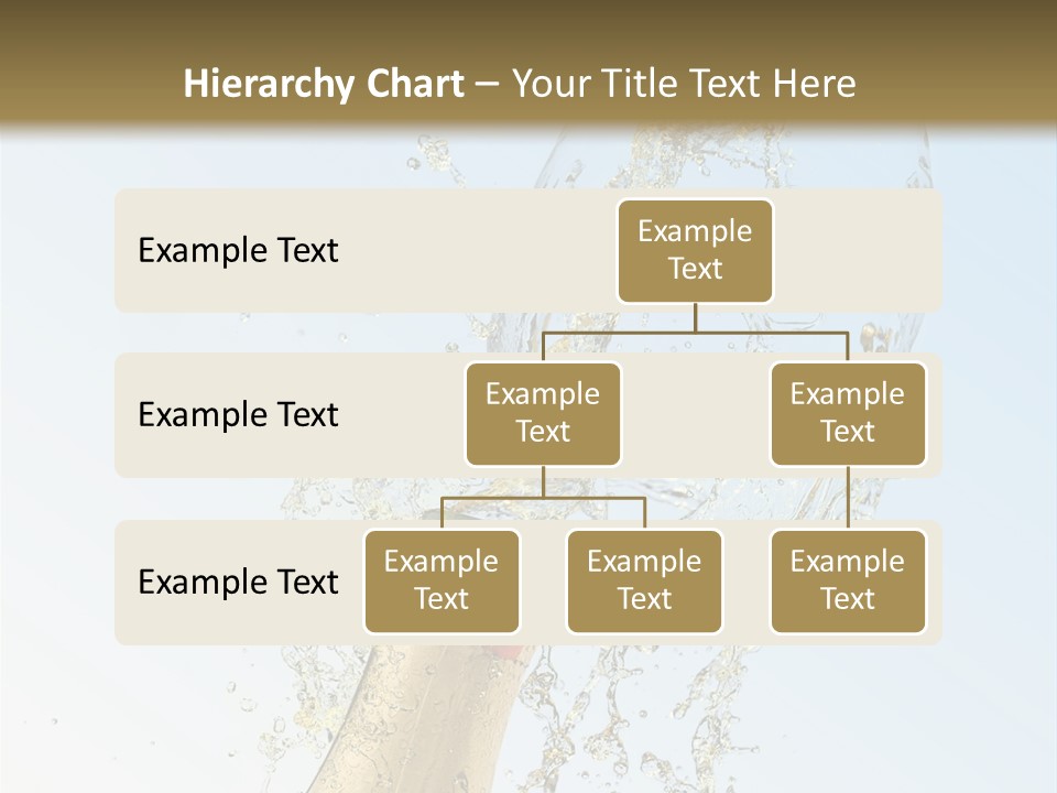 Luxury Flowing Cold PowerPoint Template