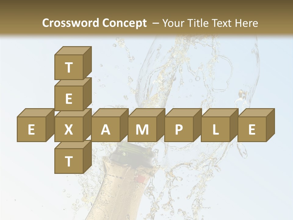 Luxury Flowing Cold PowerPoint Template