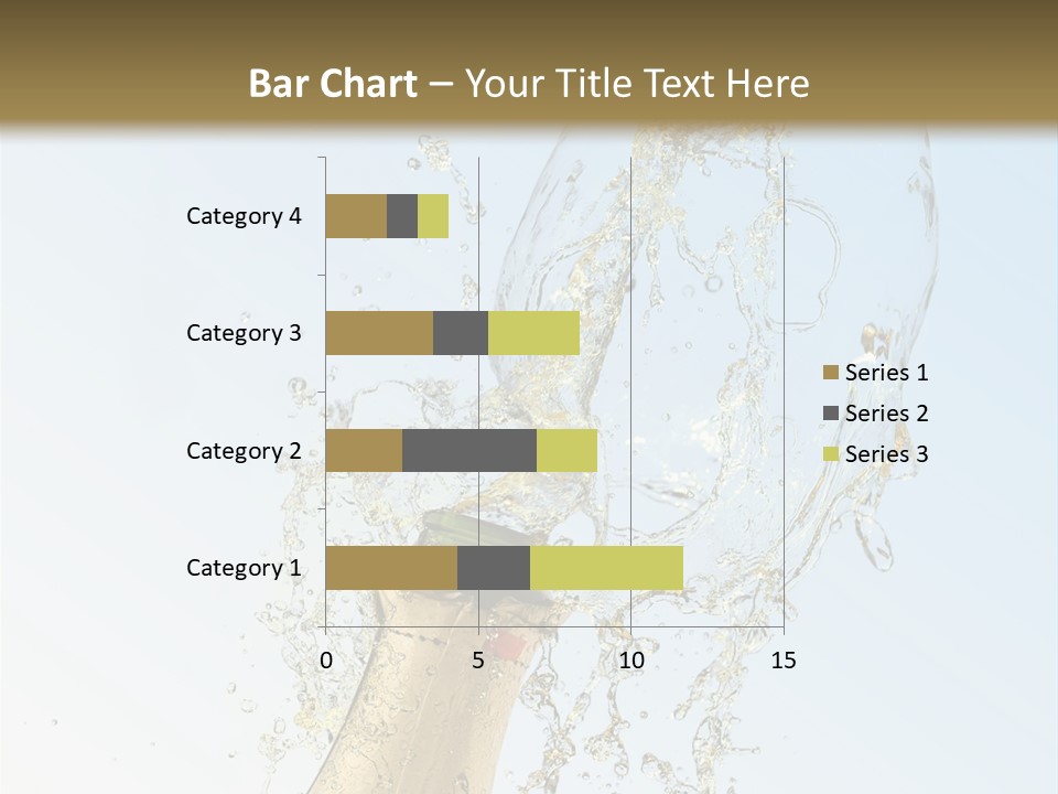 Luxury Flowing Cold PowerPoint Template