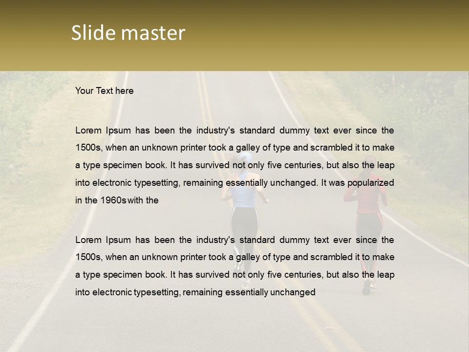 Women Physical Fitness PowerPoint Template