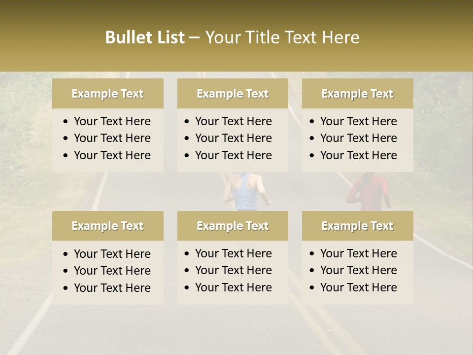 Women Physical Fitness PowerPoint Template