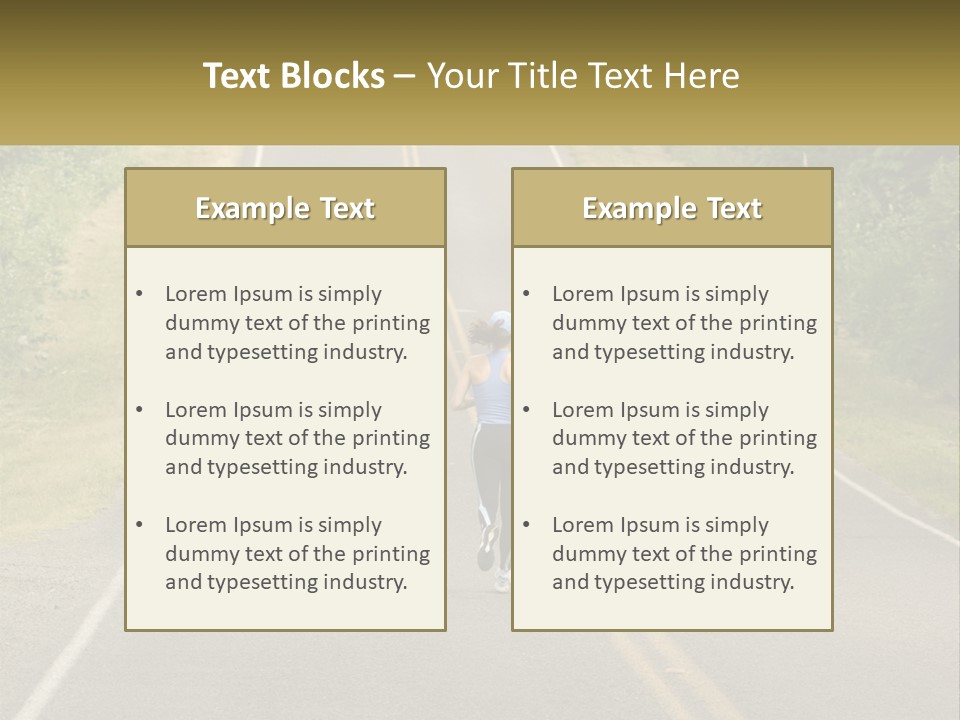Women Physical Fitness PowerPoint Template